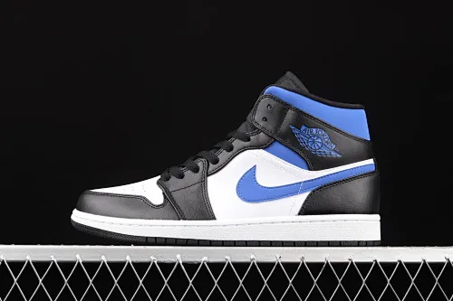 All categories Air Jordan Jordan series basketball shoes Air Jordan 1 Mid G version pure original Air Jordan 1 Mid AJ1 Joe 1 Royal Blue China basketball shoes 554724-140